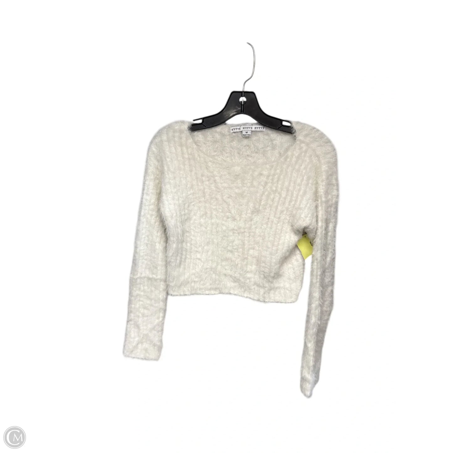 Sweater By Hyfve In White, Size: M