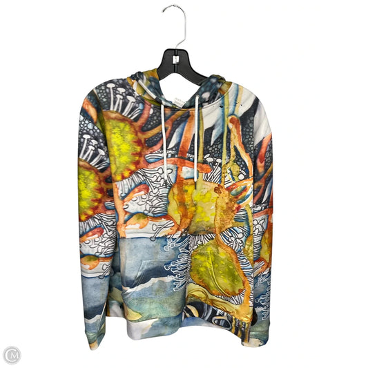 Sweatshirt Hoodie By Clothes Mentor In Multi-colored, Size: Xl
