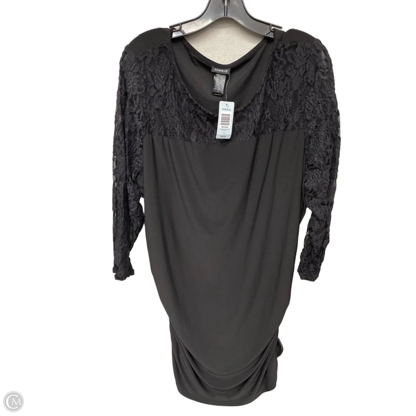 Top Long Sleeve By Torrid In Black, Size: 3x