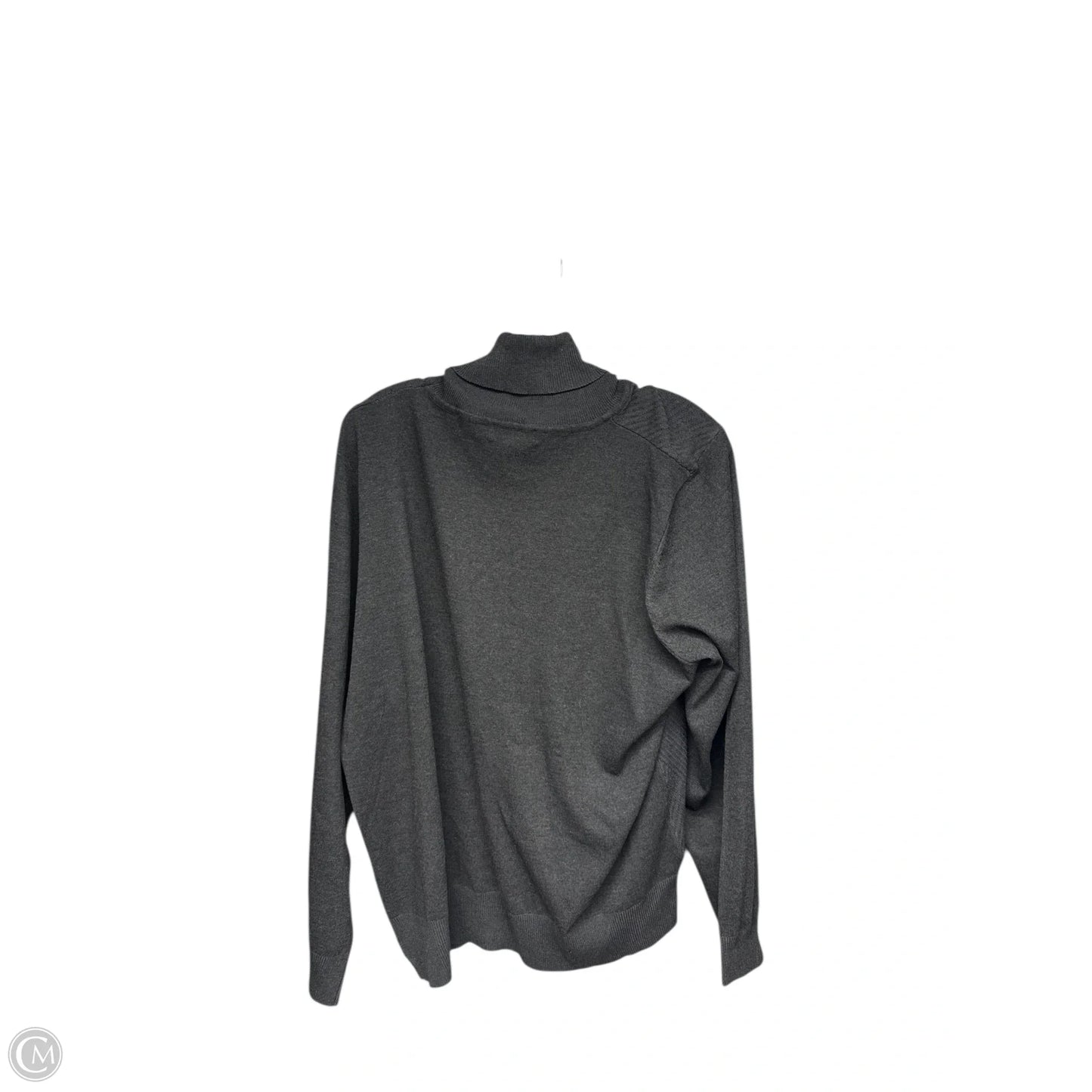 Top Long Sleeve By Clothes Mentor In Grey, Size: 3x