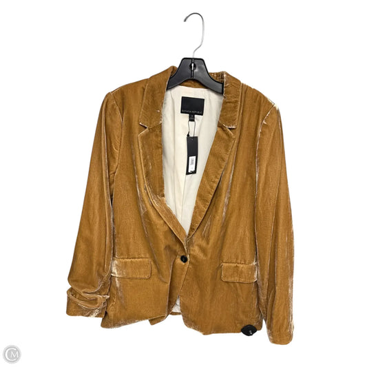 Blazer By Banana Republic In Gold, Size: 14