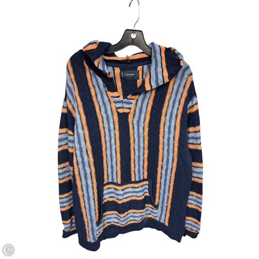 Sweater By Lucky Brand In Striped Pattern, Size: L