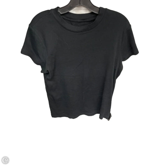 Top Short Sleeve Basic By A New Day In Black, Size: Xxl