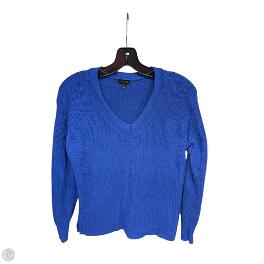 Top Long Sleeve By Talbots In Blue, Size: M