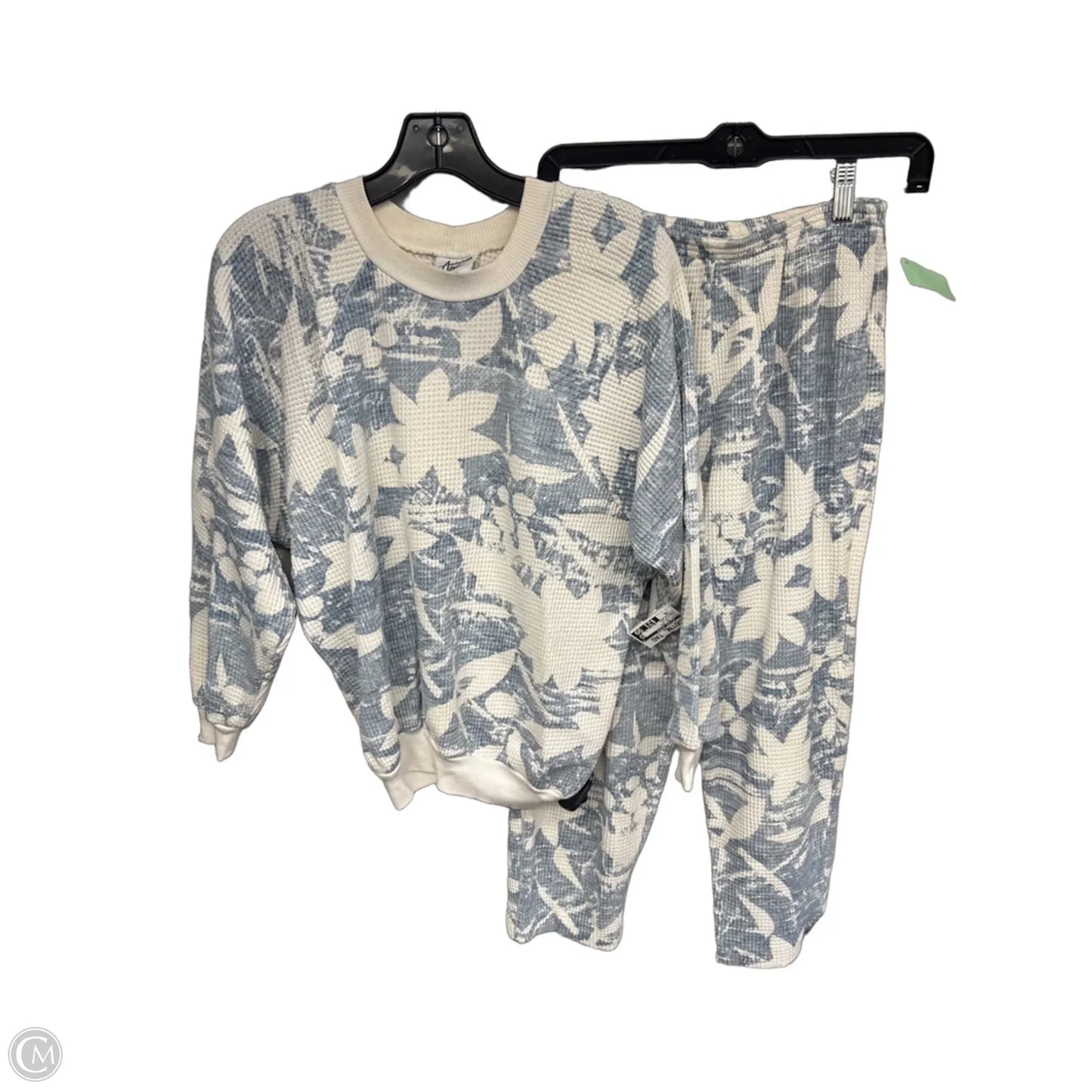 Pants Set 2pc By Clothes Mentor In Blue & White, Size: Xs