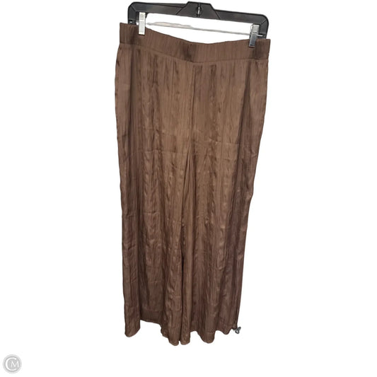 Pants Wide Leg By Z Supply In Brown, Size: L