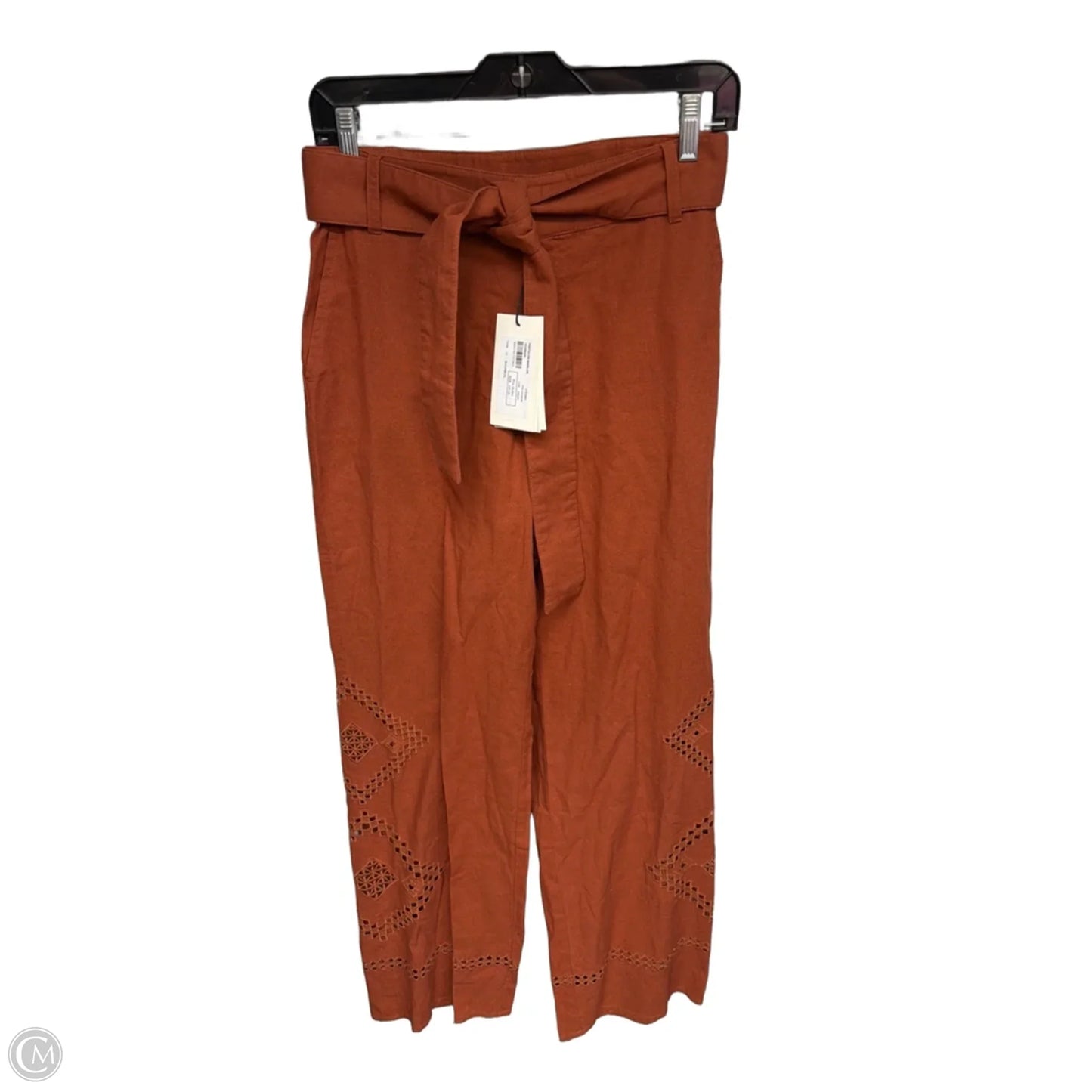 Pants Linen By Cmc In Orange, Size: Xs