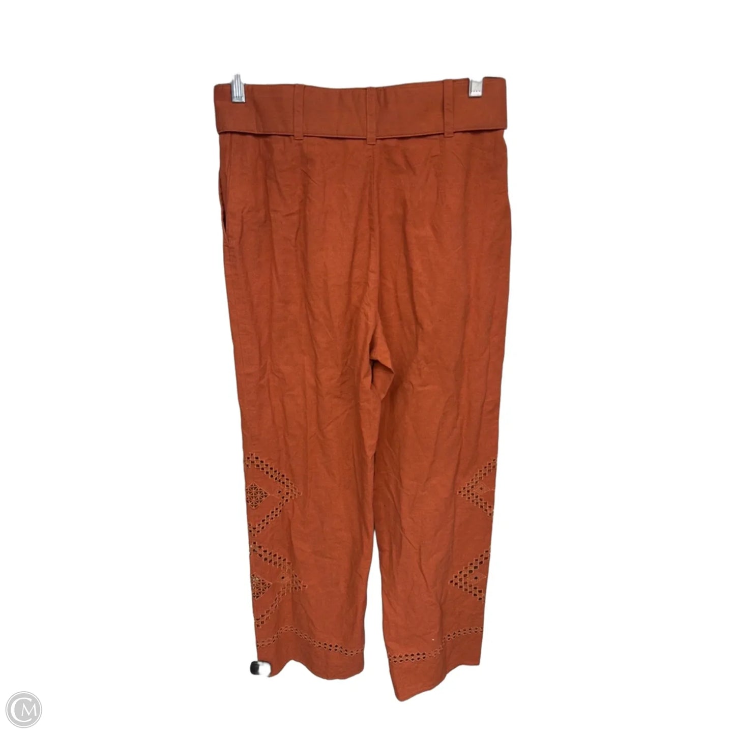 Pants Linen By Cmc In Orange, Size: Xs