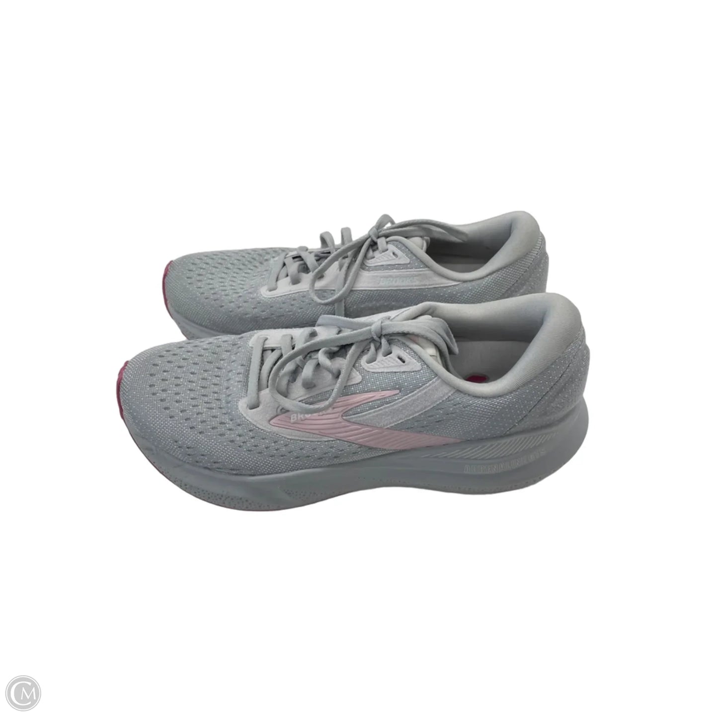 Shoes Athletic By Brooks In Grey & Pink, Size: 10