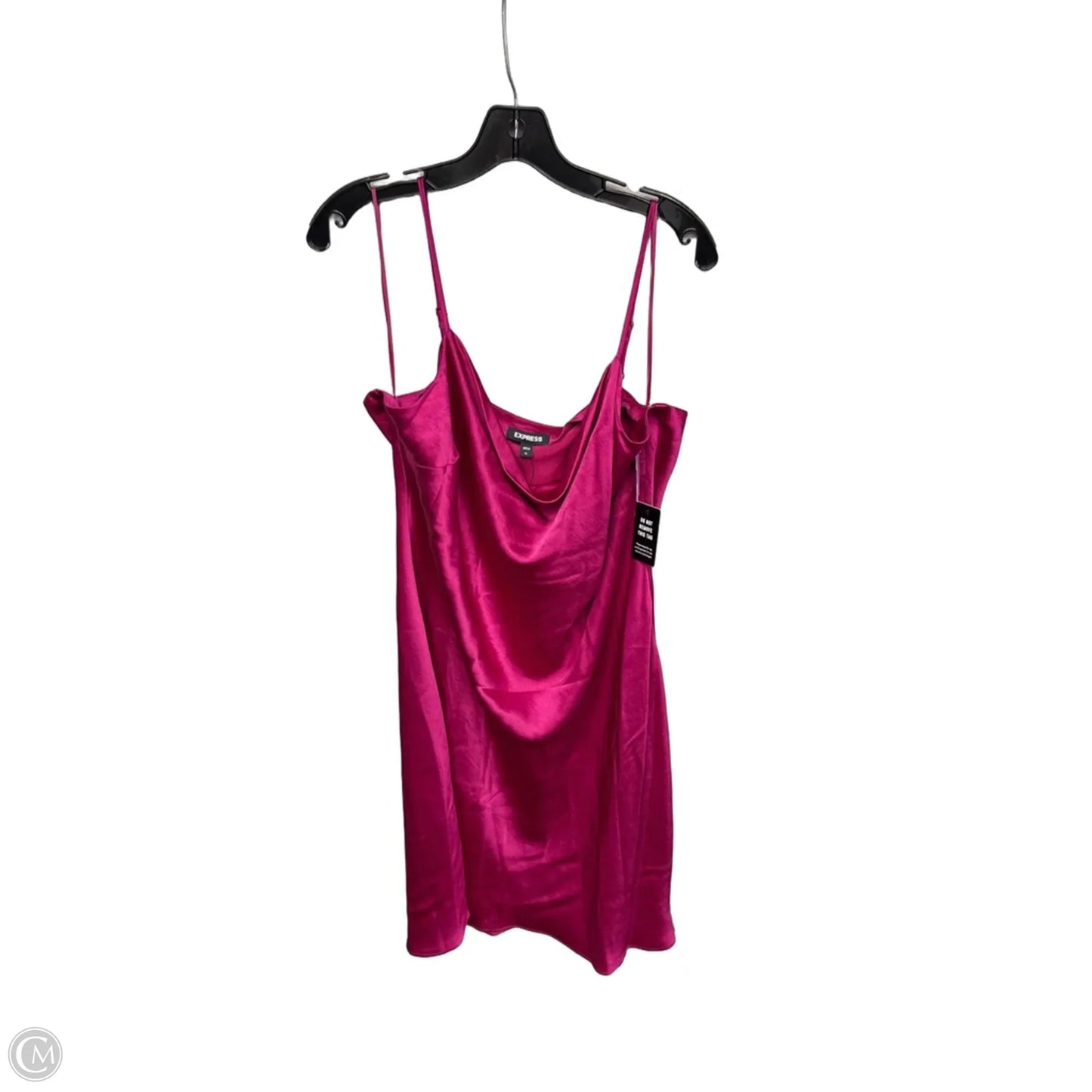 Dress Party Midi By Express In Pink, Size: Xl
