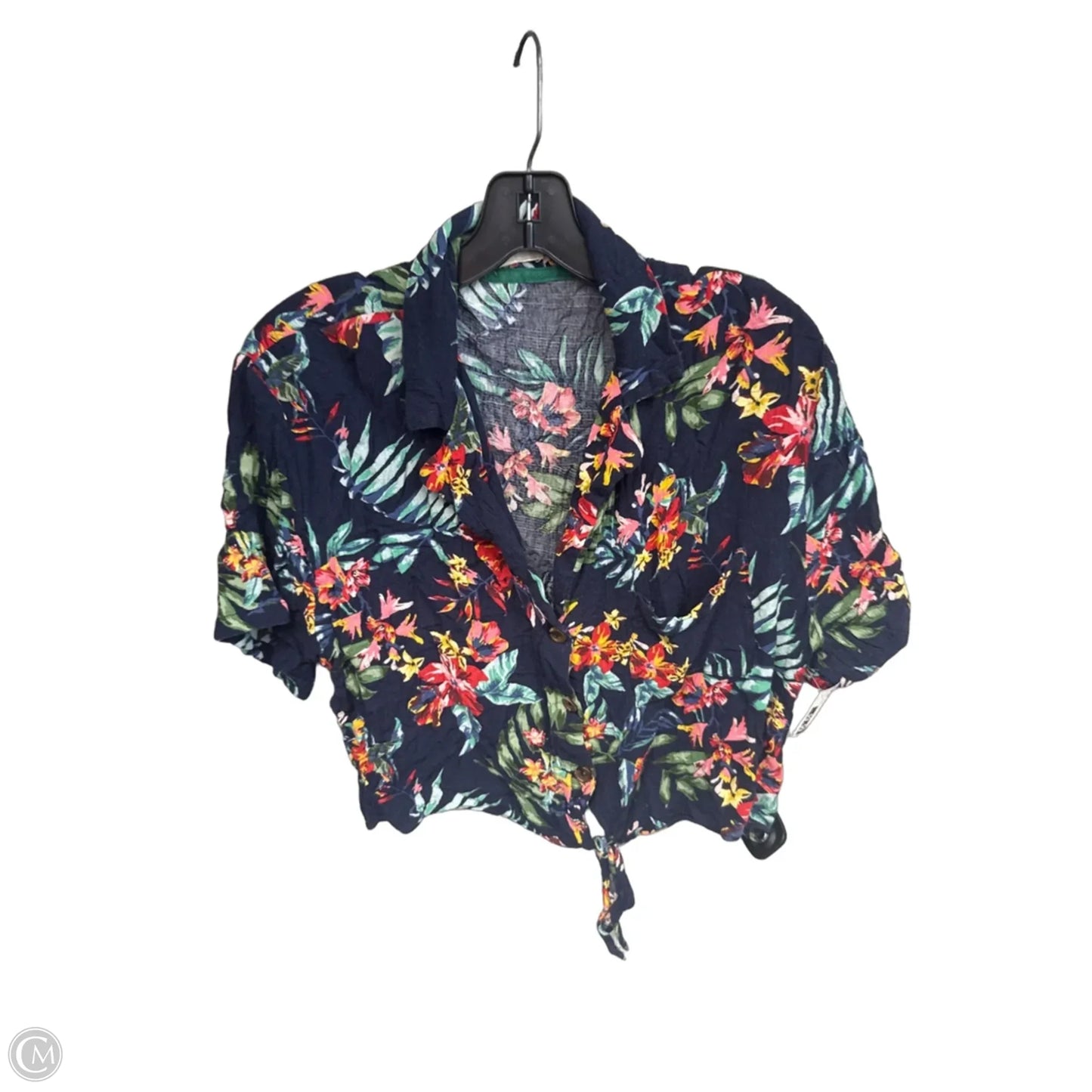Top Short Sleeve By Altard State In Floral Print, Size: L
