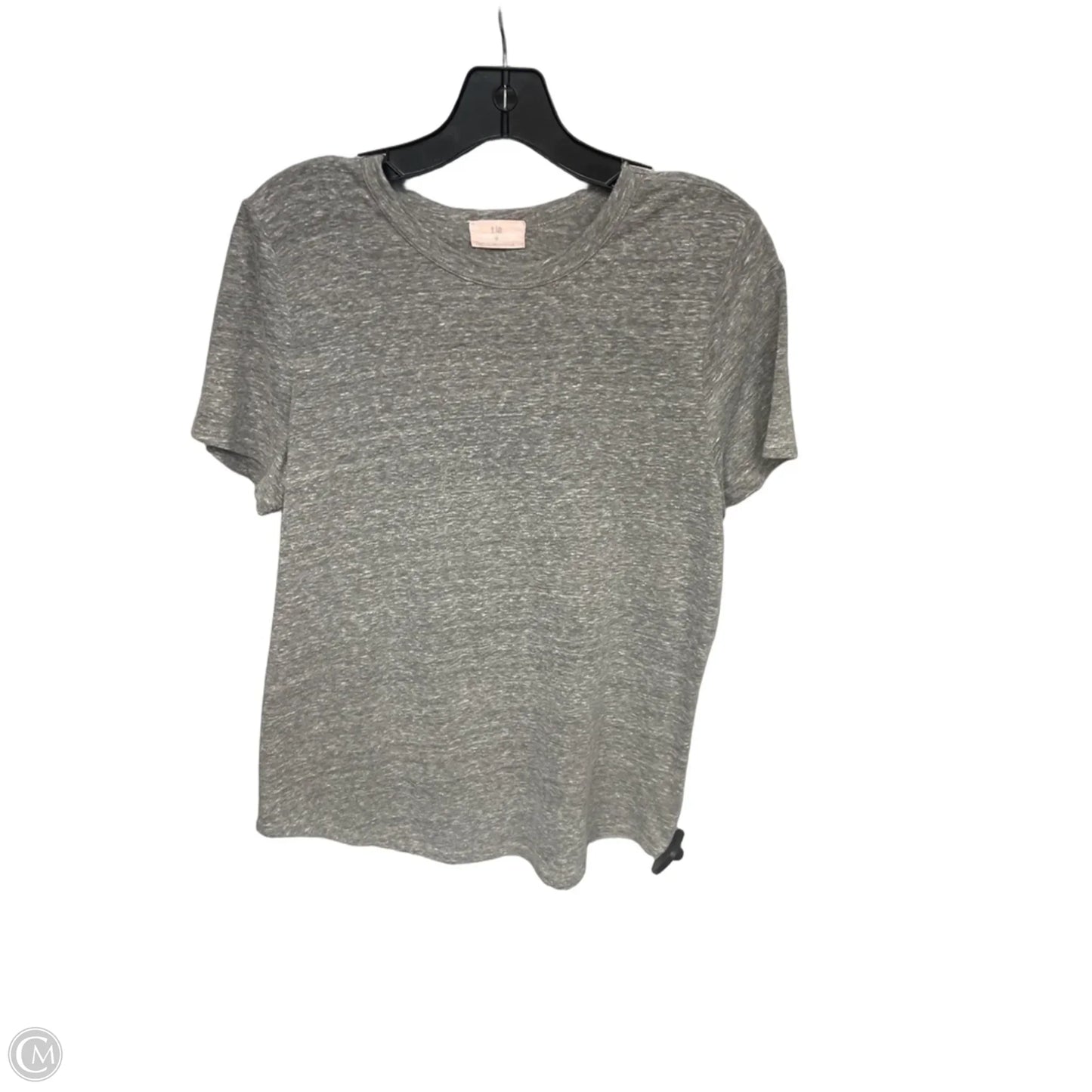 Top Short Sleeve Basic By T.la In Grey, Size: M