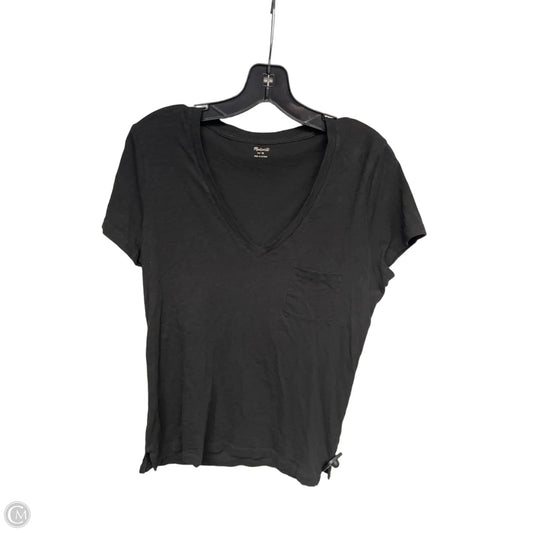 Top Short Sleeve Basic By Madewell In Black, Size: M