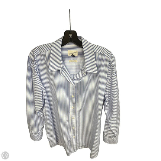 Top Long Sleeve By Universal Thread In Striped Pattern, Size: L