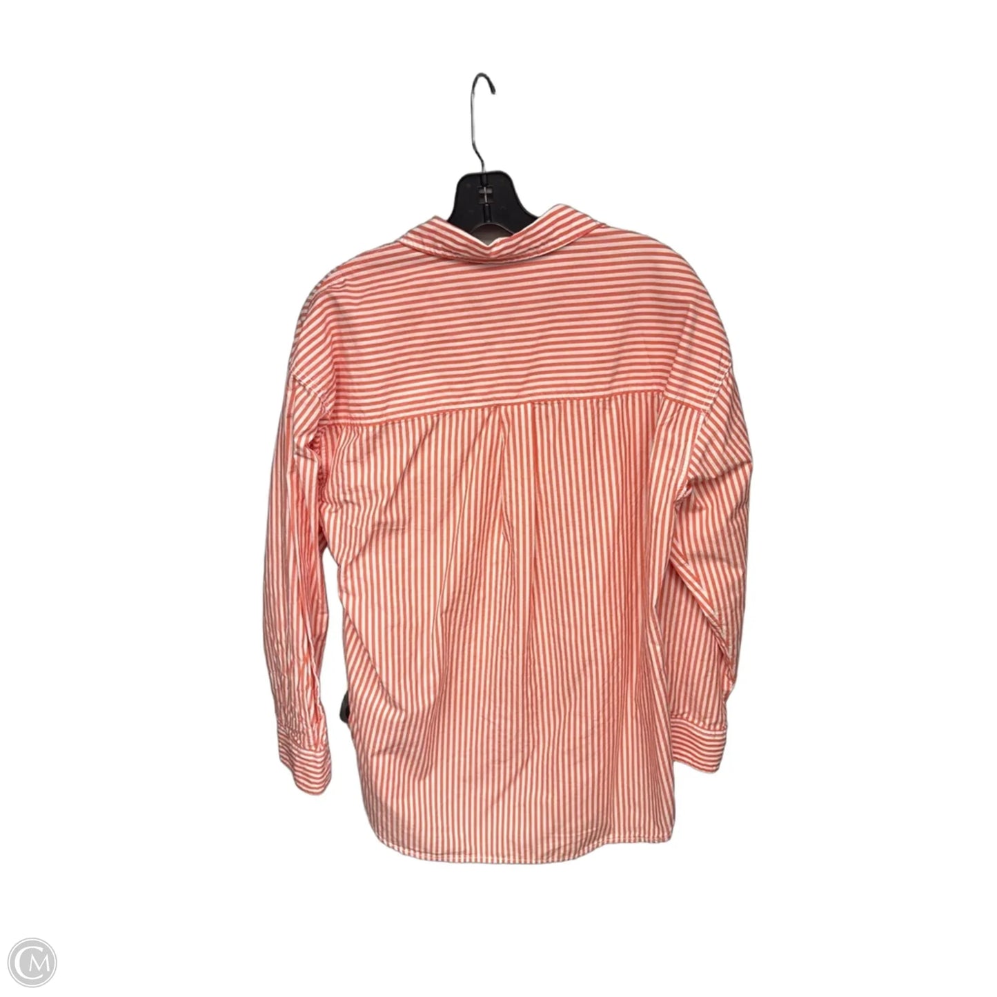 Top Long Sleeve By Universal Thread In Striped Pattern, Size: M