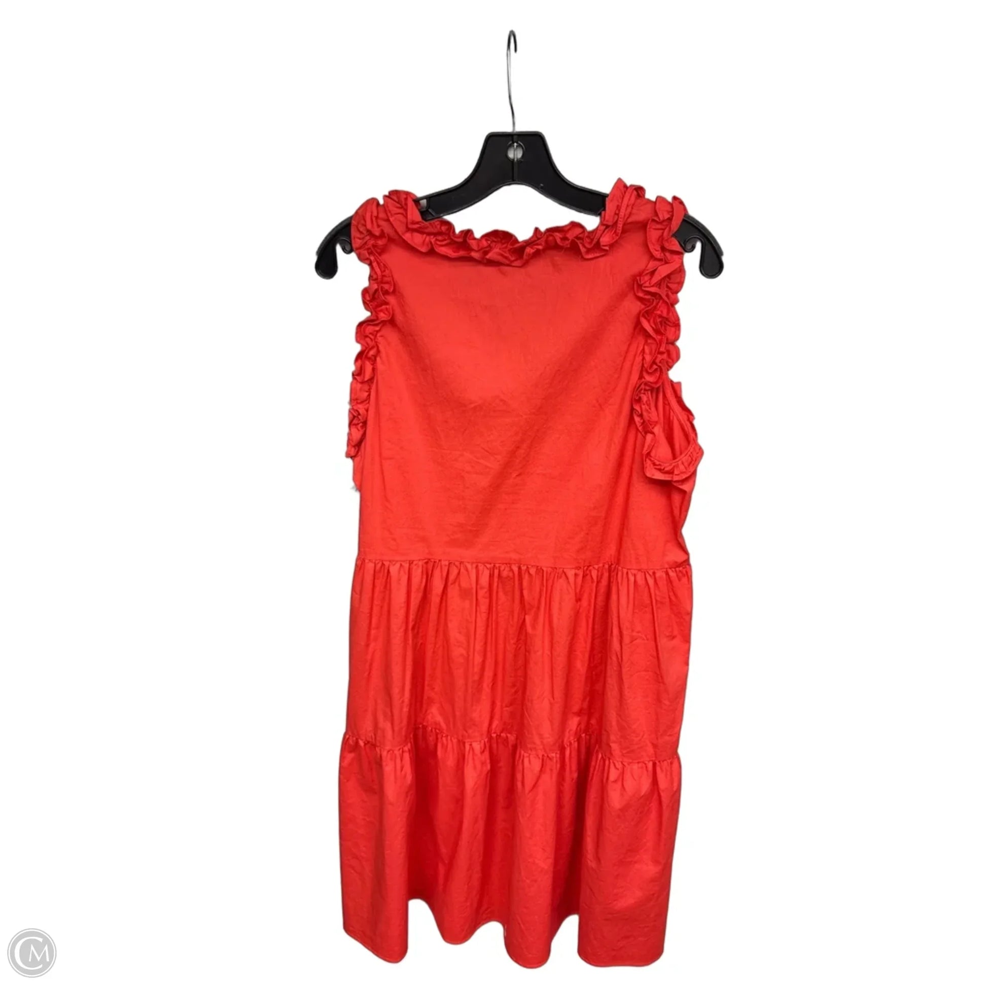 Dress Casual Midi By Maggy London In Coral, Size: 14p