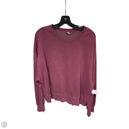 Sweatshirt Crewneck By Old Navy In Mauve, Size: Xl