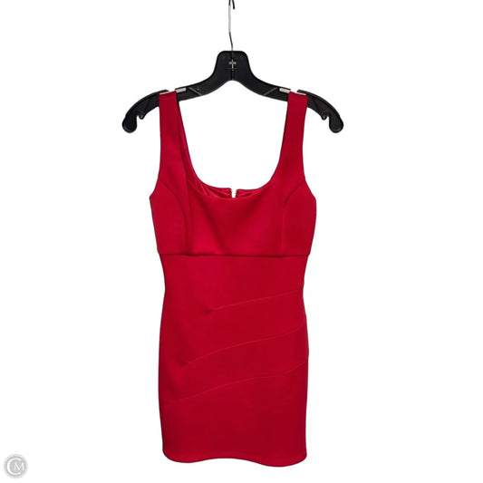 Dress Party Short By Guess In Red, Size: 0