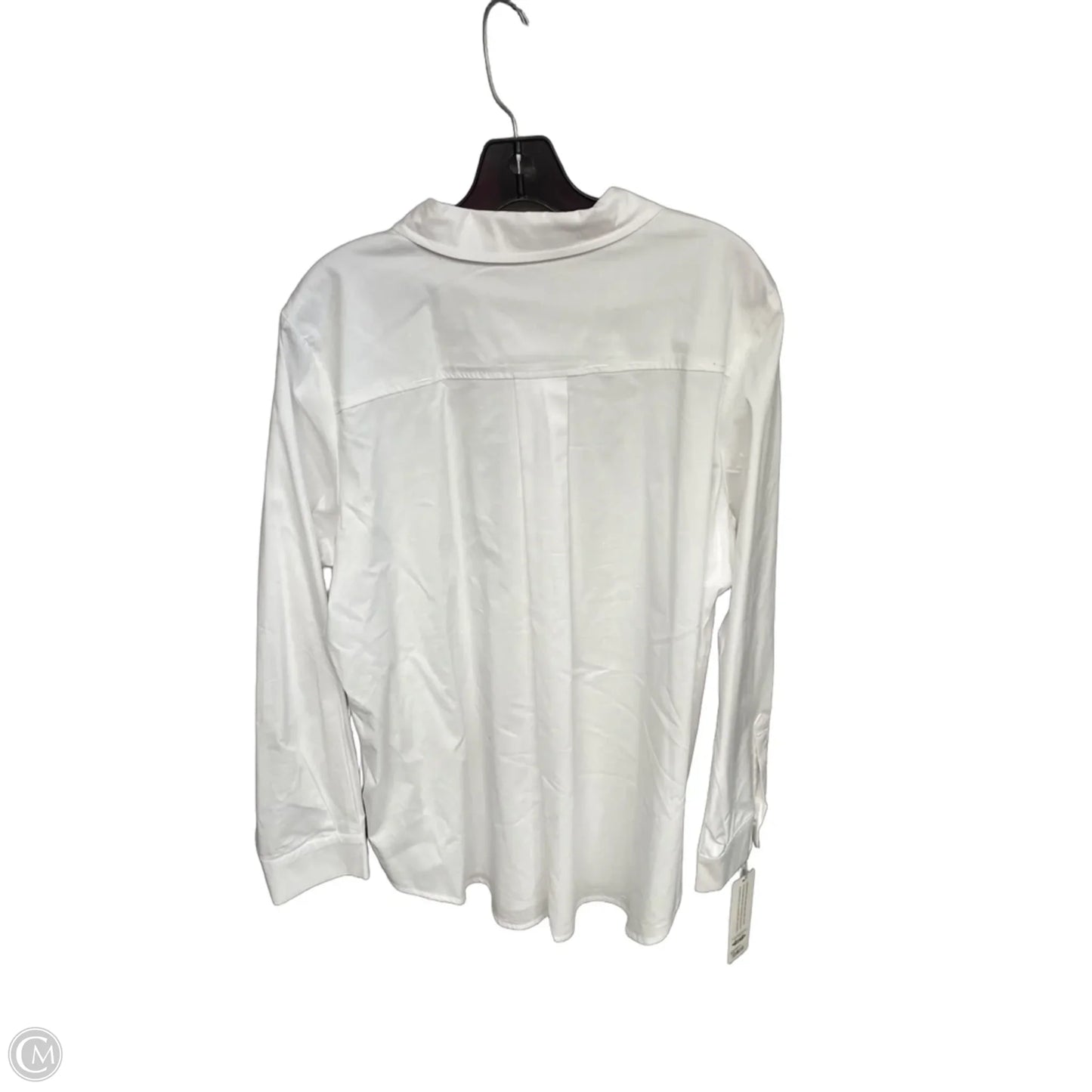 Top Long Sleeve By Liverpool In White, Size: Xl