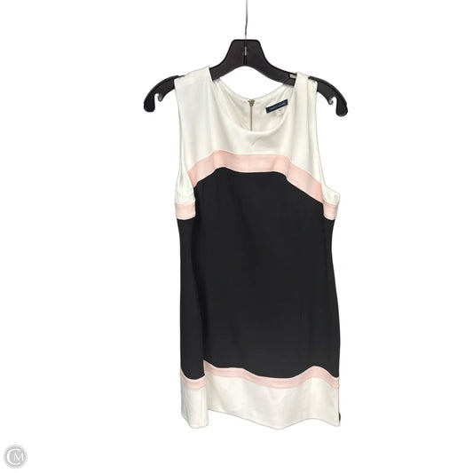 Dress Casual Midi By Tommy Hilfiger In Black & White, Size: 16
