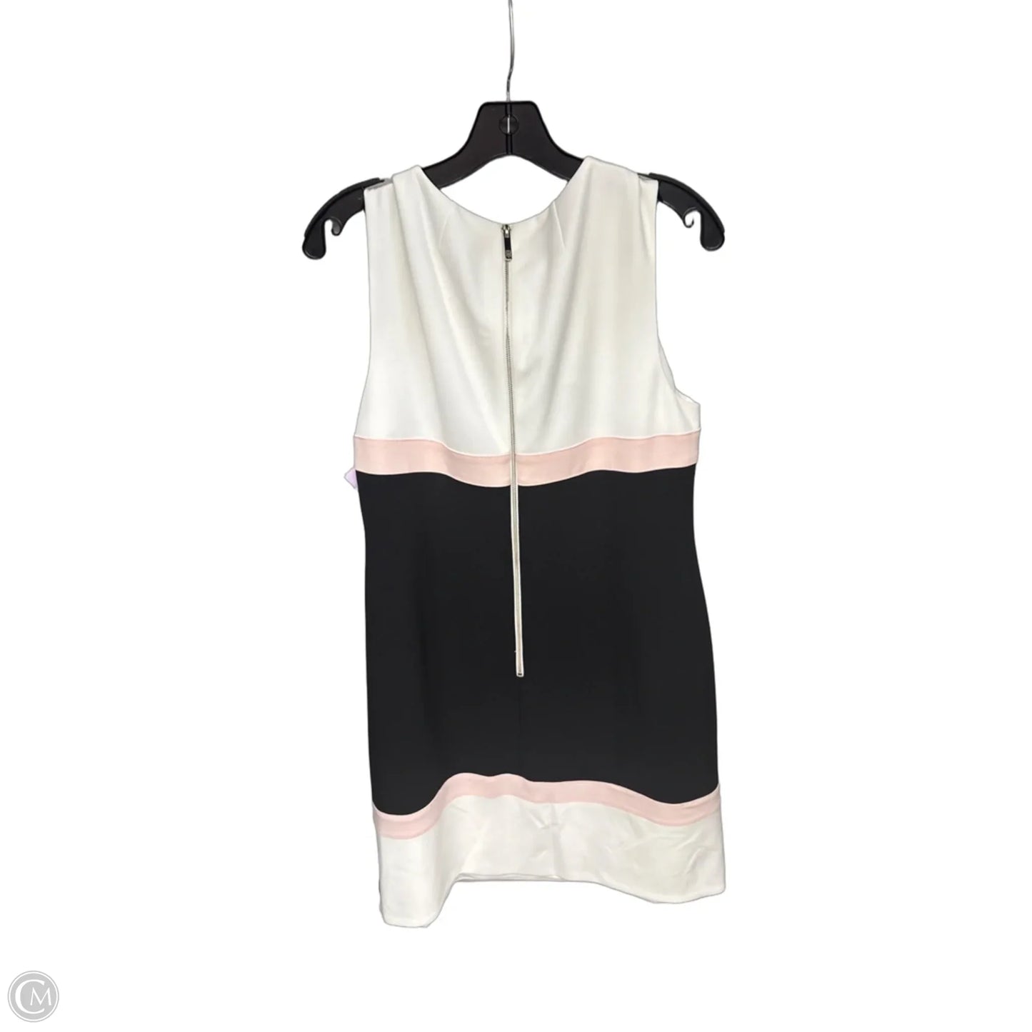 Dress Casual Midi By Tommy Hilfiger In Black & White, Size: 16