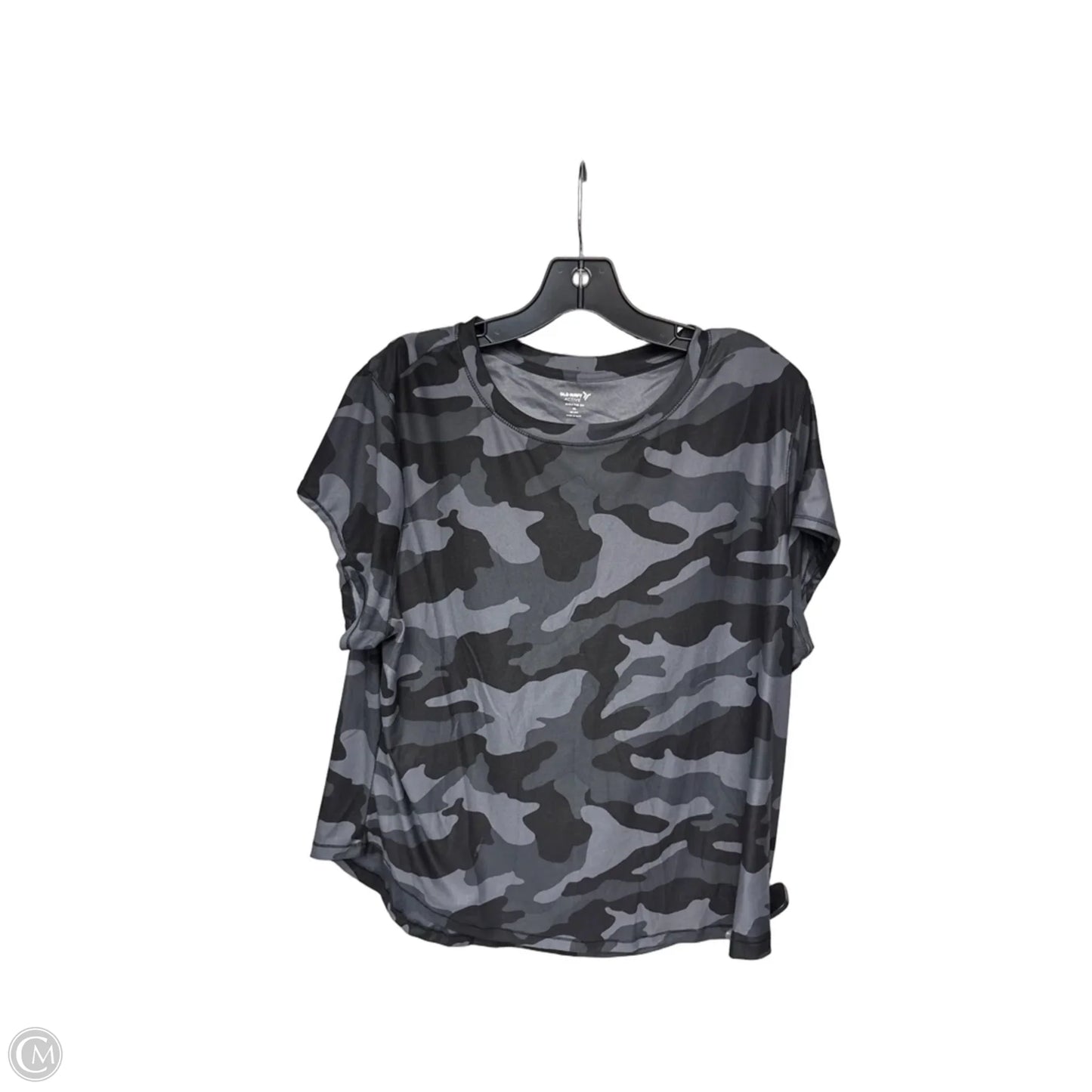 Athletic Top Short Sleeve By Old Navy In Camouflage Print, Size: Xl