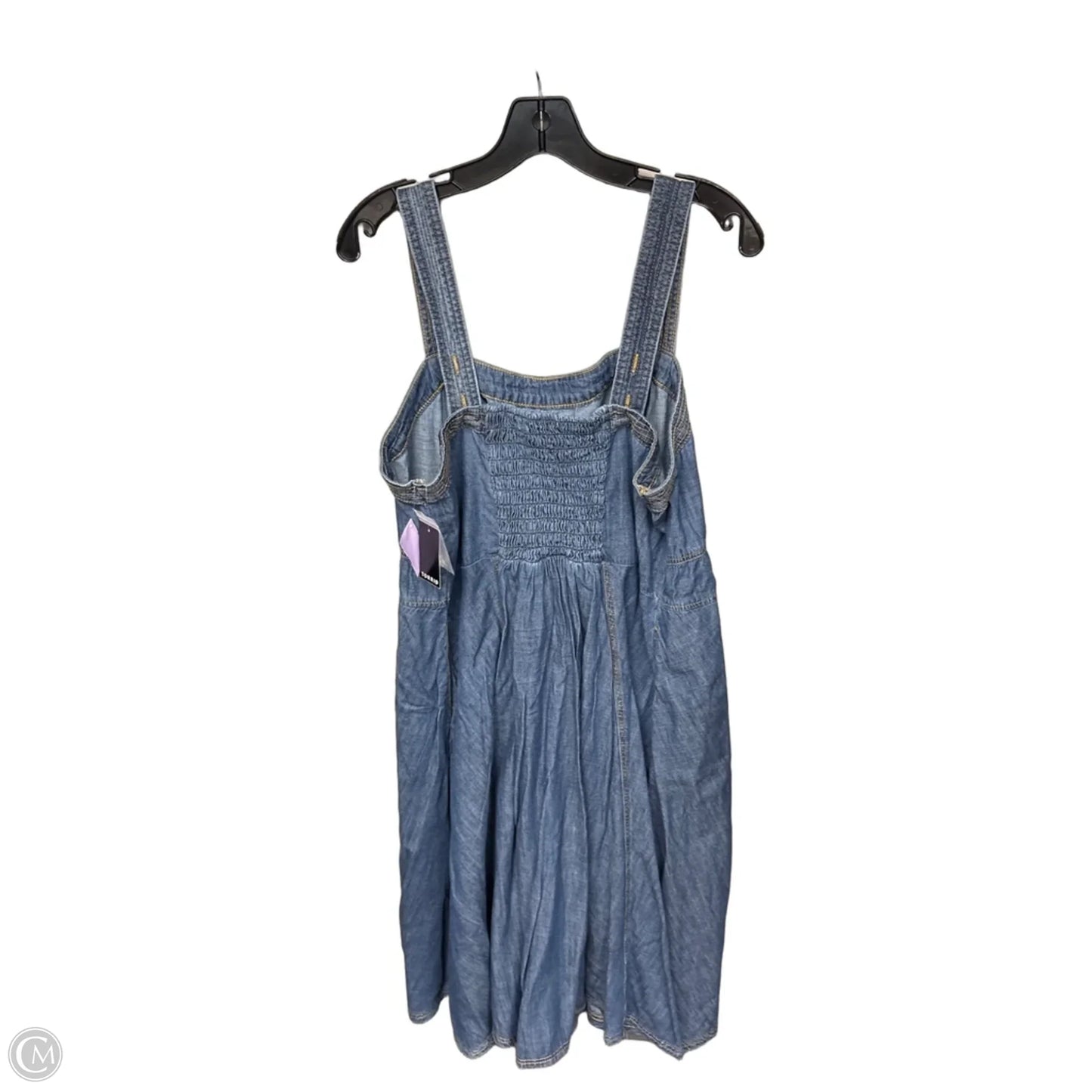 Dress Casual Maxi By Torrid In Blue Denim, Size: 1x