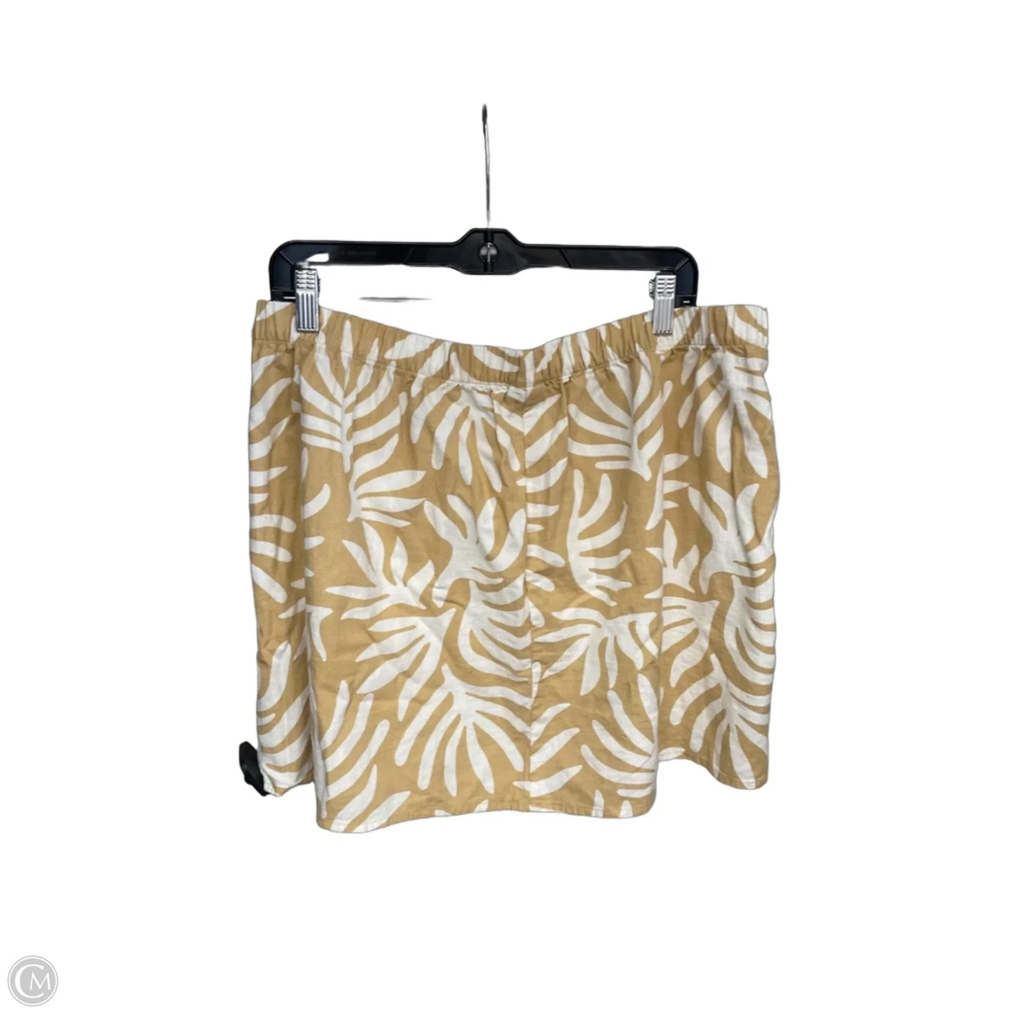 Skirt Mini & Short By A New Day In Tan & White, Size: L