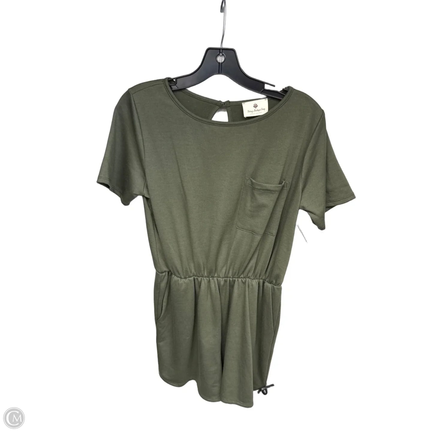 Romper By Betseys Boutique Shop In Green, Size: M