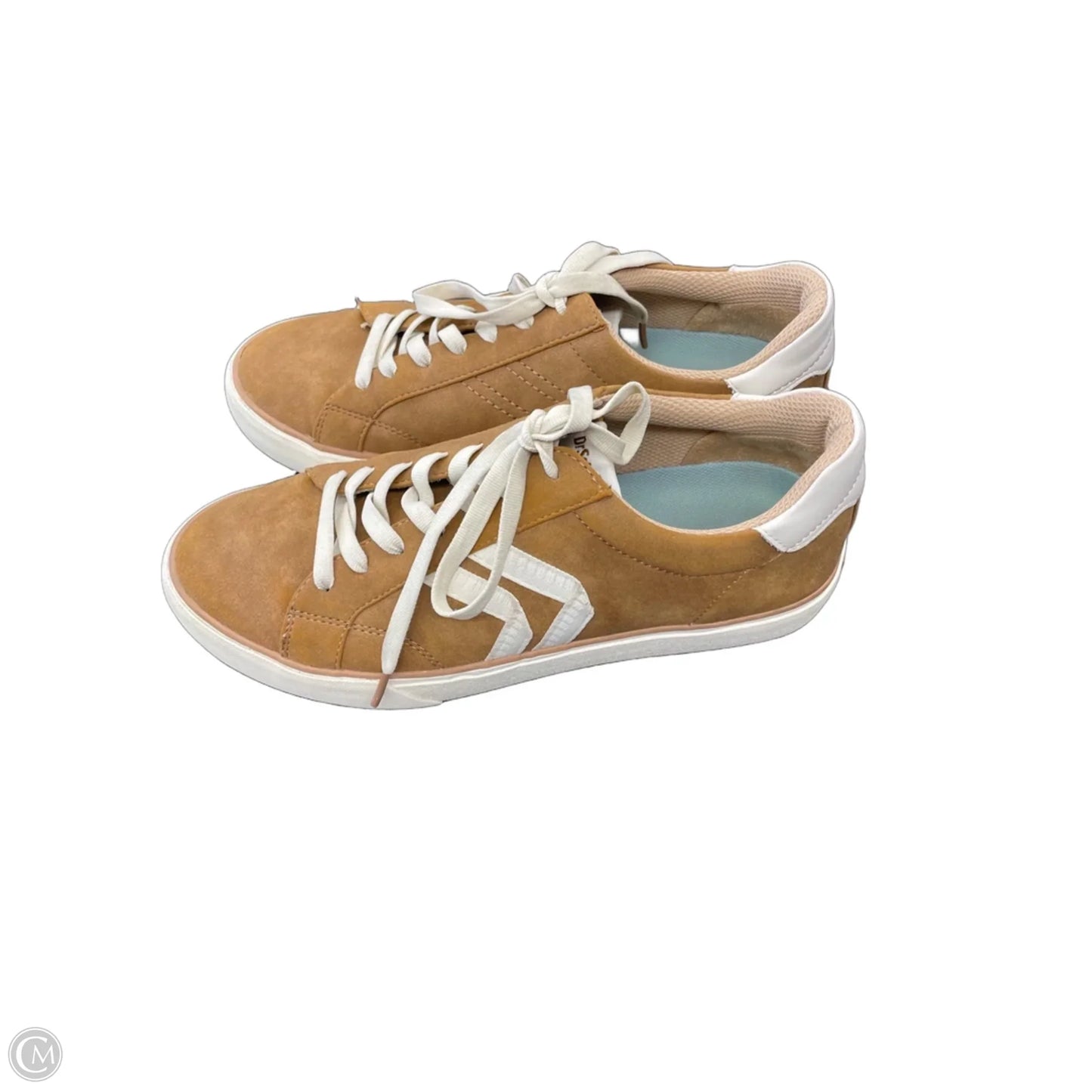 Shoes Athletic By Dr Scholls In Brown & Cream, Size: 8.5