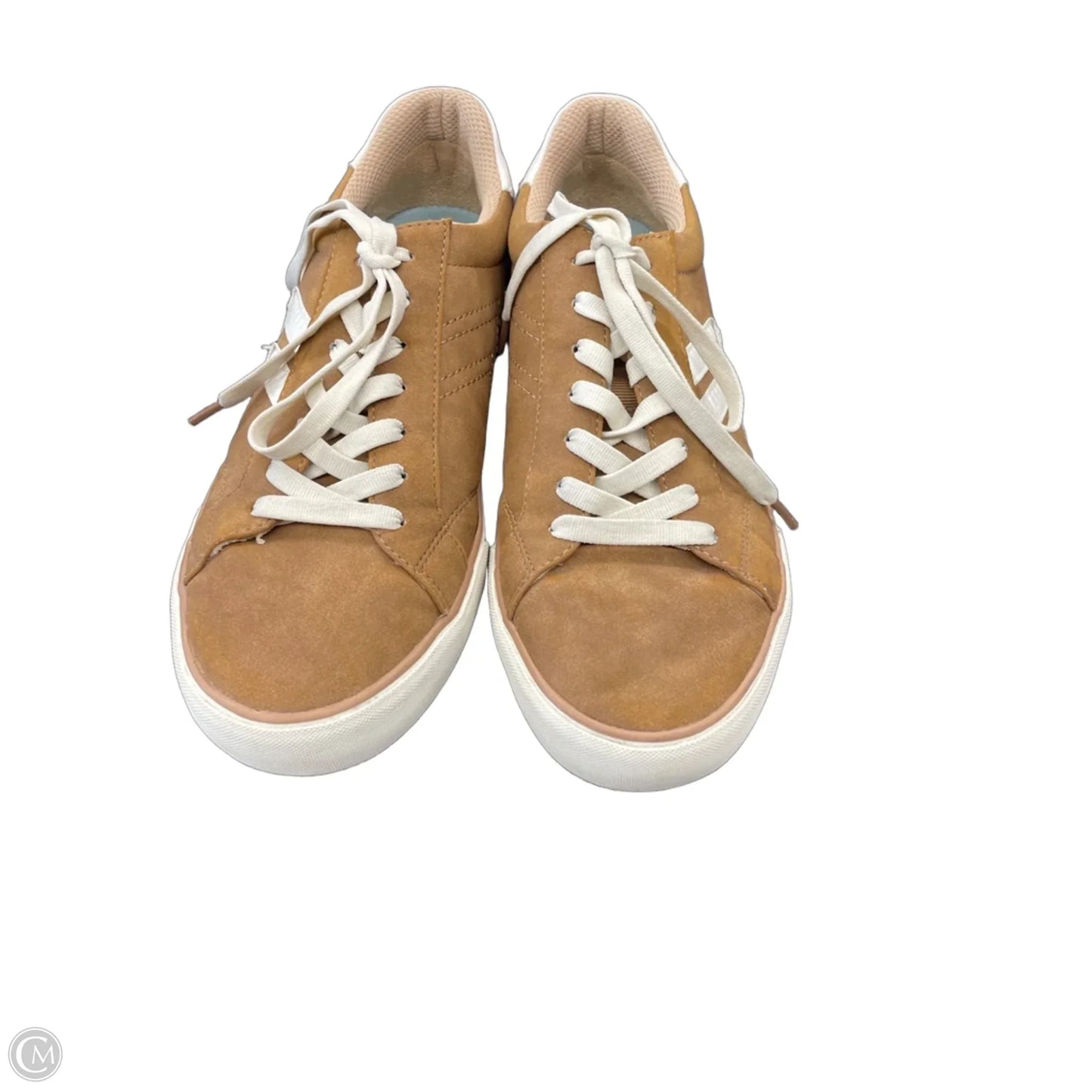Shoes Athletic By Dr Scholls In Brown & Cream, Size: 8.5