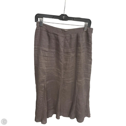 Skirt Maxi By Charter Club In Brown, Size: 6p