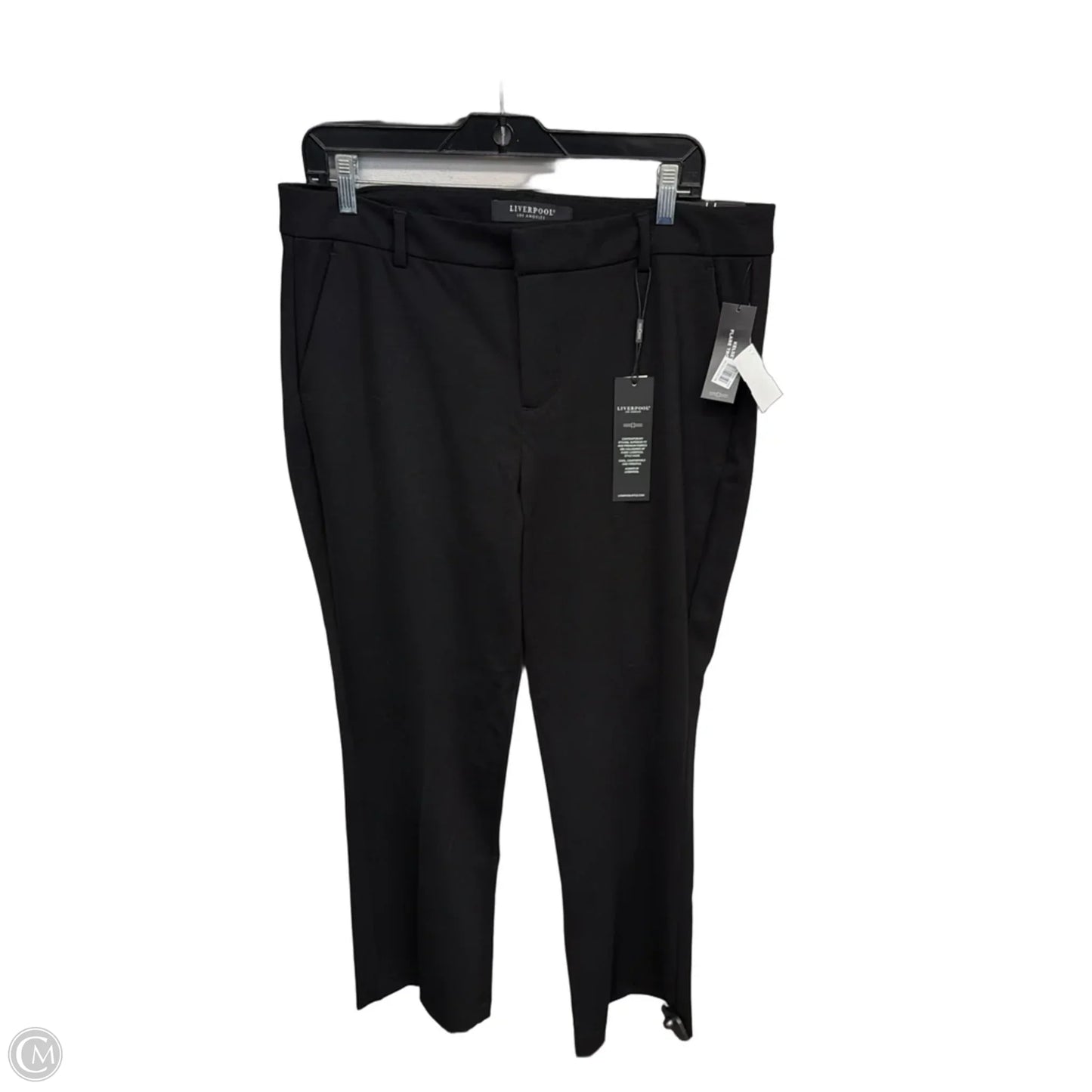 Pants Dress By Liverpool In Black, Size: 14