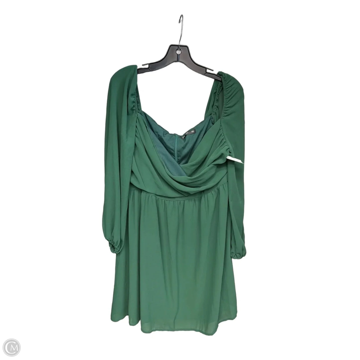 Dress Casual Midi By Shein In Green, Size: 1x