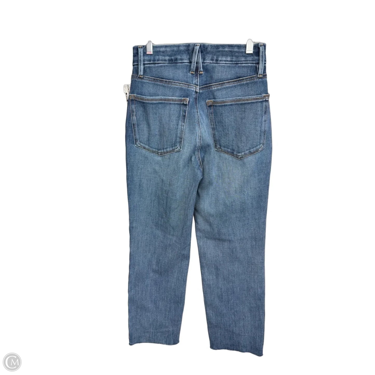 Jeans Straight By Good American In Blue Denim, Size: 6