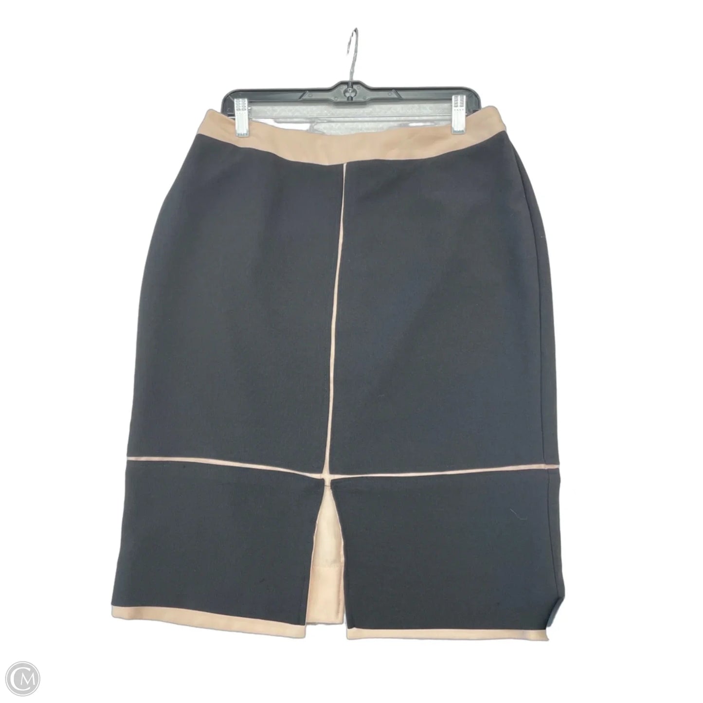 Skirt Midi By Clothes Mentor In Black & Cream, Size: 16