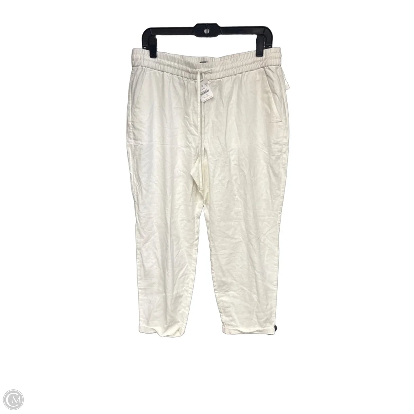Pants Linen By J. Crew In White, Size: 12