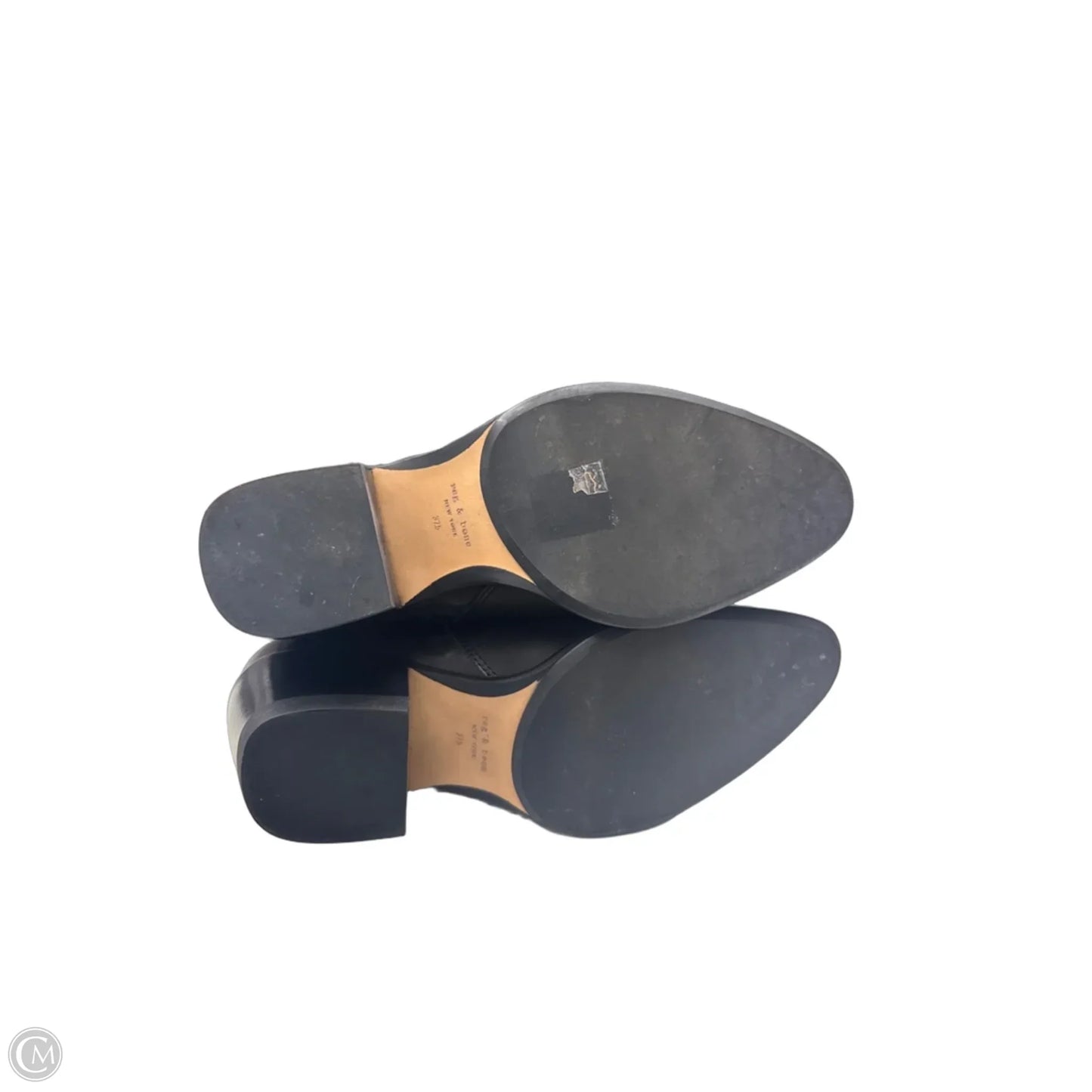 Boots Ankle Heels By Rag And Bone In Black, Size: