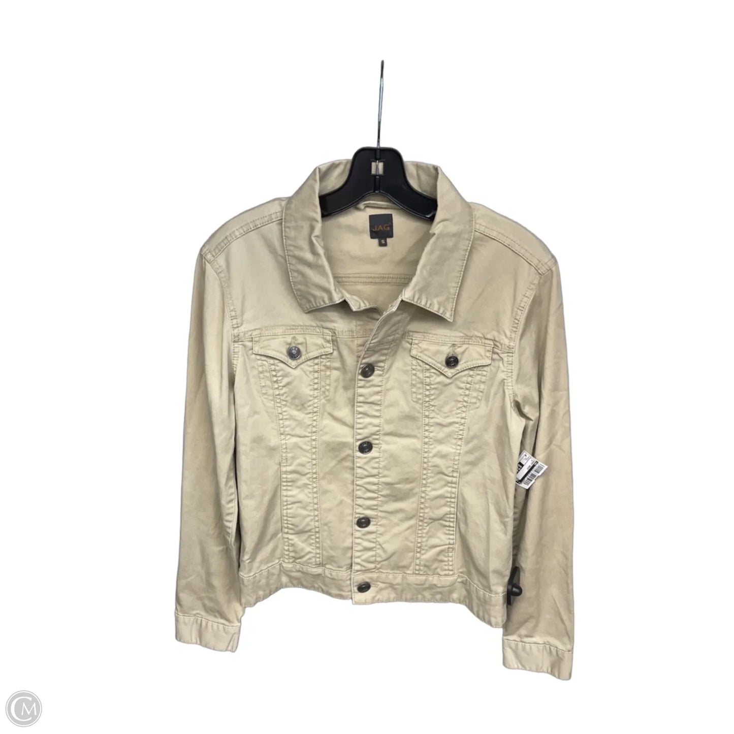 Jacket Denim By Jag In Tan, Size: S