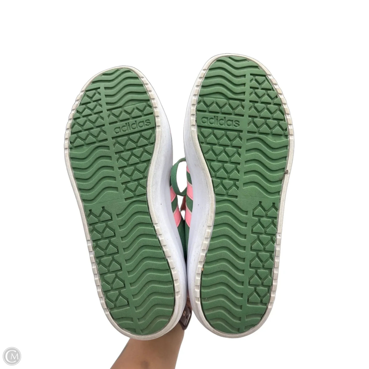 Shoes Athletic By Adidas In Green & Pink, Size: 8.5
