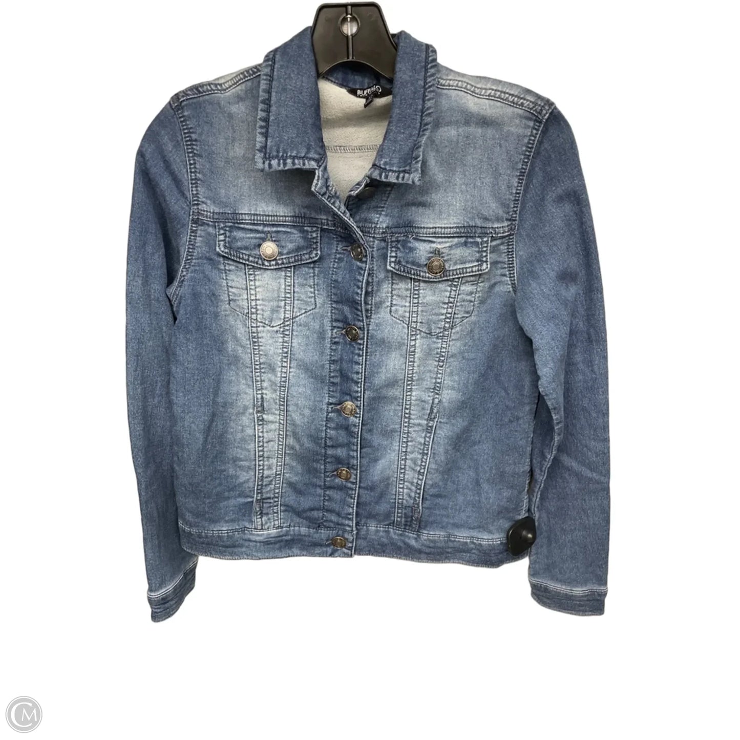 Jacket Denim By Buffalo David Bitton In Blue Denim, Size: S