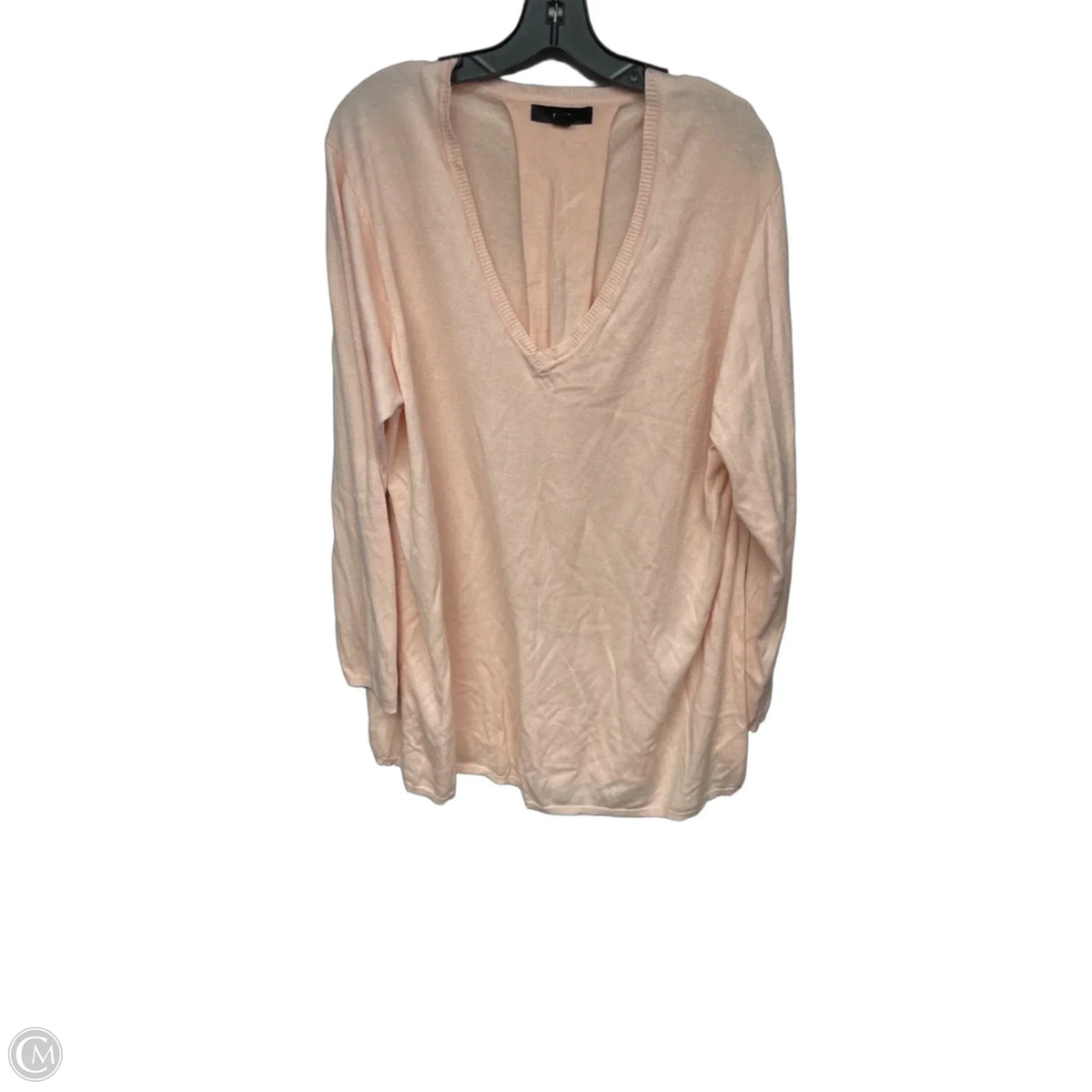 Sweater By Ellos In Peach, Size: 2x