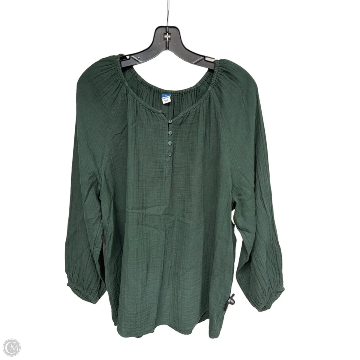 Top Long Sleeve By Old Navy In Green, Size: Xl