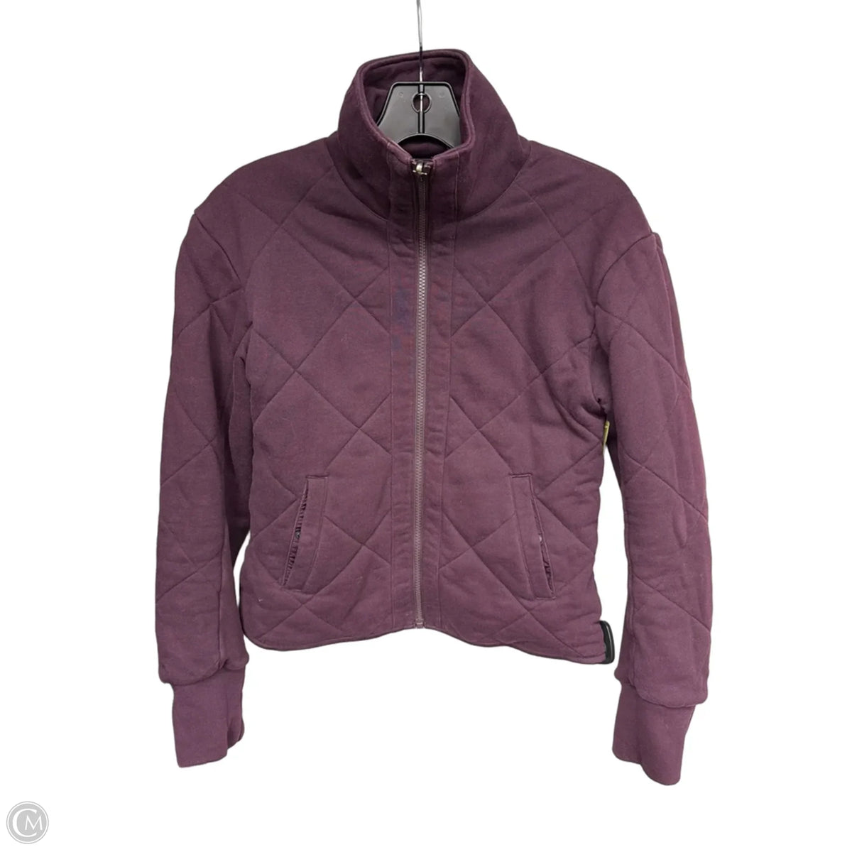 Athletic Jacket By Lululemon In Purple, Size: 4