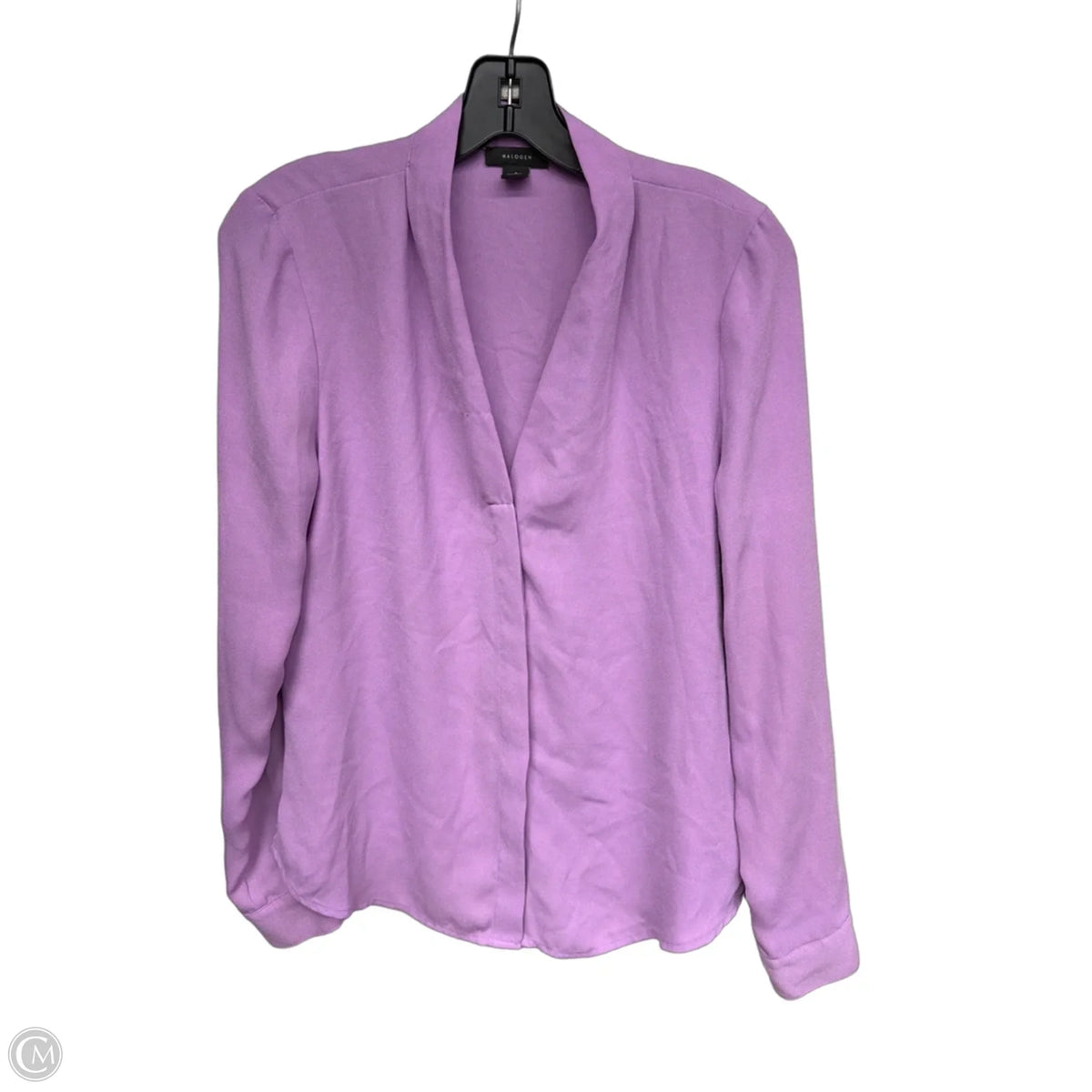 Top Long Sleeve By Halogen In Purple, Size: S