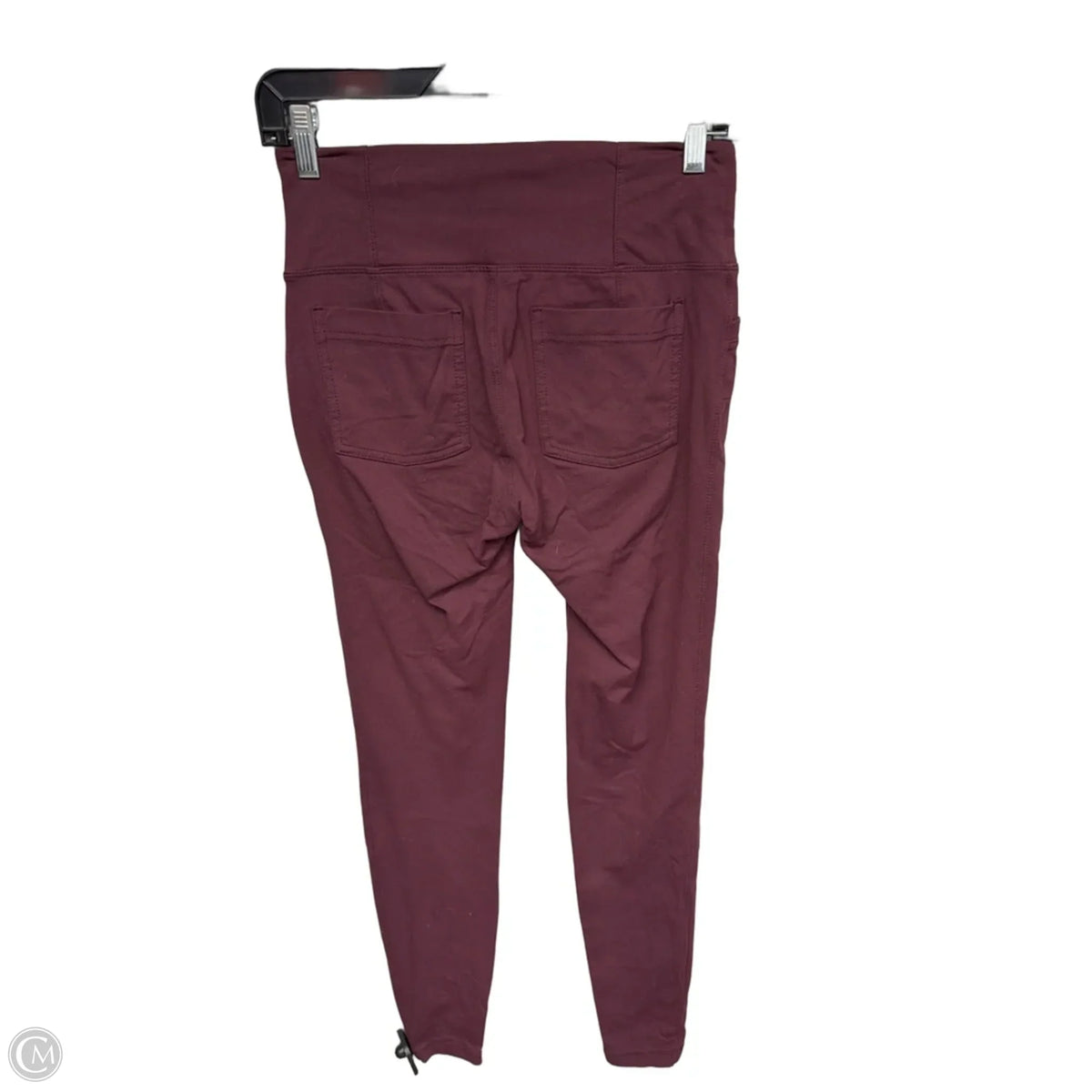 Athletic Leggings By Athleta In Maroon, Size: S