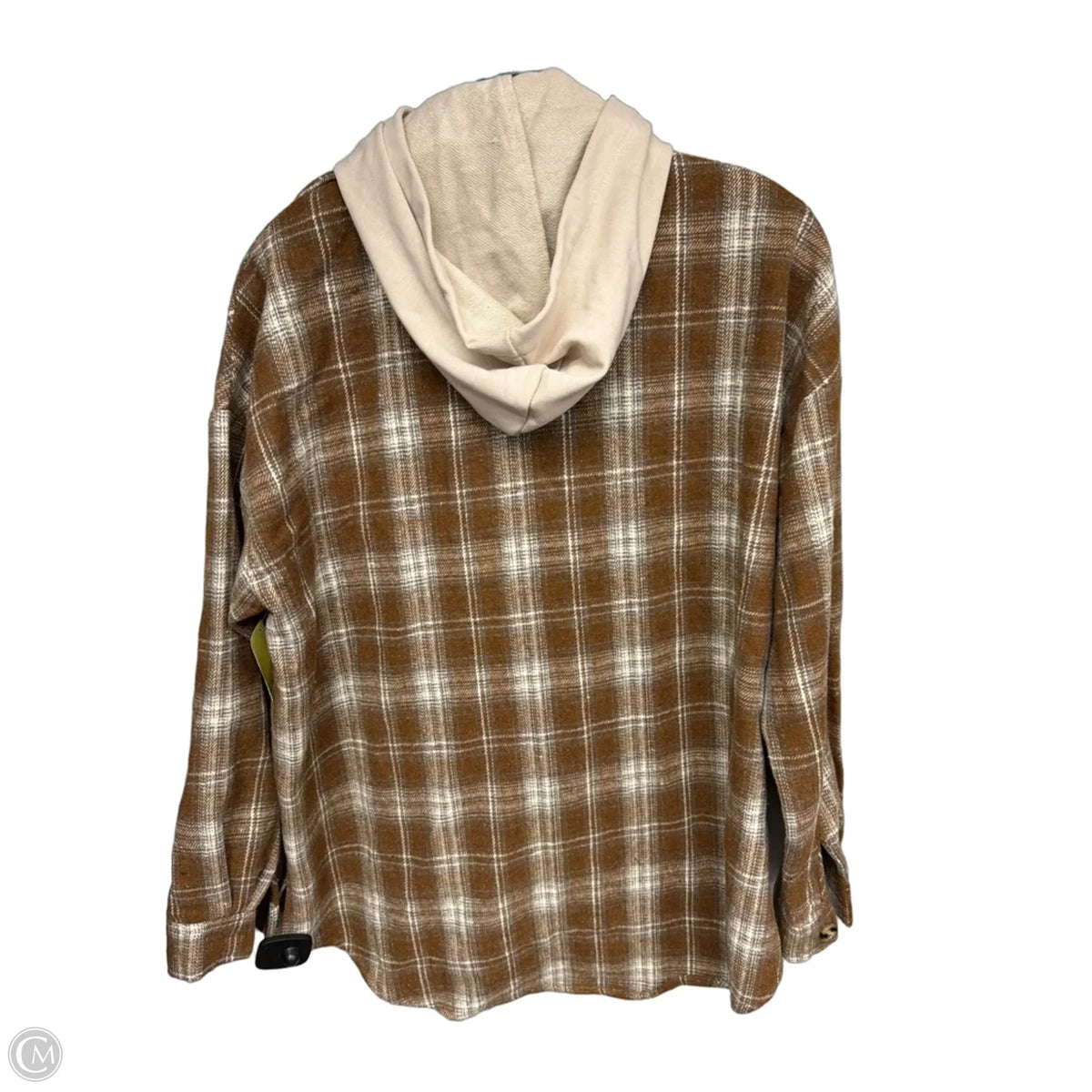 Jacket Shirt By Staccato In Brown, Size: S