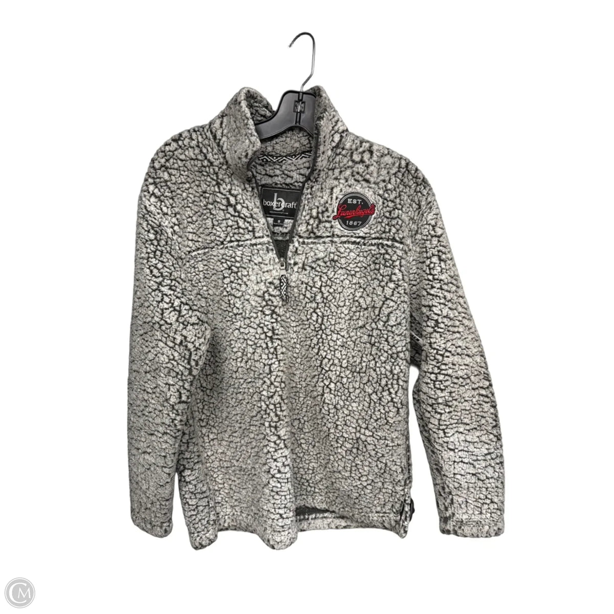 Sweatshirt Collar By Clothes Mentor In Grey, Size: S