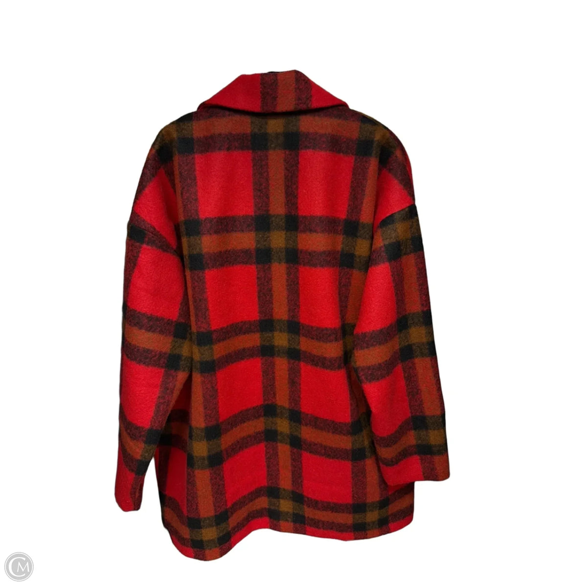 Coat Peacoat By Forever 21 In Red, Size: L