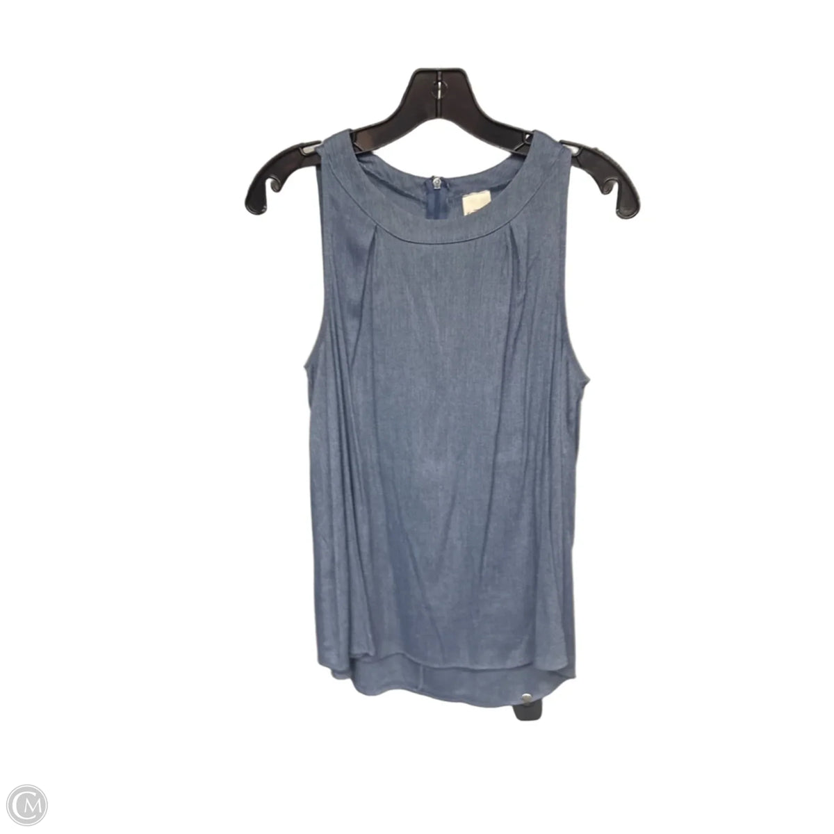 Top Sleeveless By Clothes Mentor In Blue